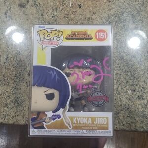 *SOLD OUT* Autographed My Hero Academia Kyoka Jiro Funko Pop 1151 with COA